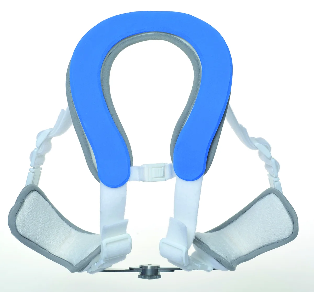 Divaricatore CoxaFlex con imbottitura blu e cinghie
